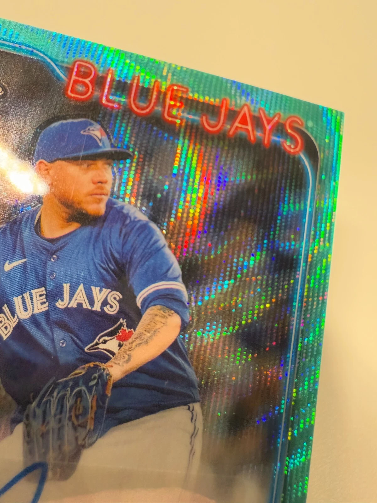 Yariel Rodriguez 2024 Topps Chrome Update Aqua Wave Auto RC /199 #AC-YR Blue Jay