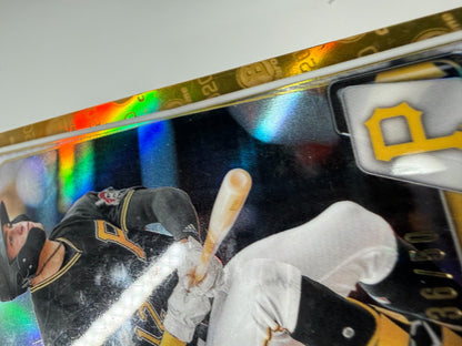 Travis Swaggerty 2020 Bowman Draft Chrome Gold Refractor /50 #BD-47 Pirates