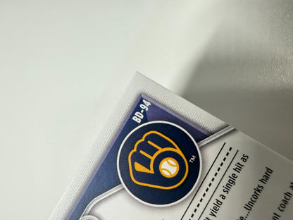 Bryce Meccage 2024 Bowman Draft 1st Paper Blue 150 #BD-94 Brewers
