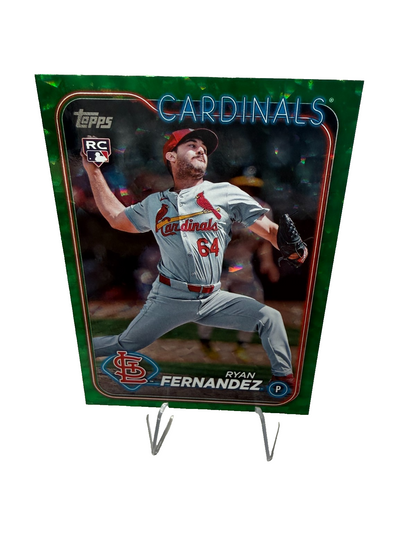 Ryan Fernandez 2024 Topps Update Series Green Foilboard RC /499 #US111 Cardinals