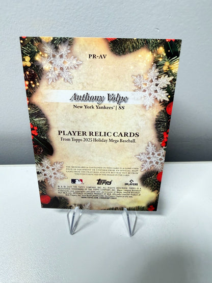 Julio Rodriguez 2025 Topps Holiday Player Relic #PR-JRO Mariners