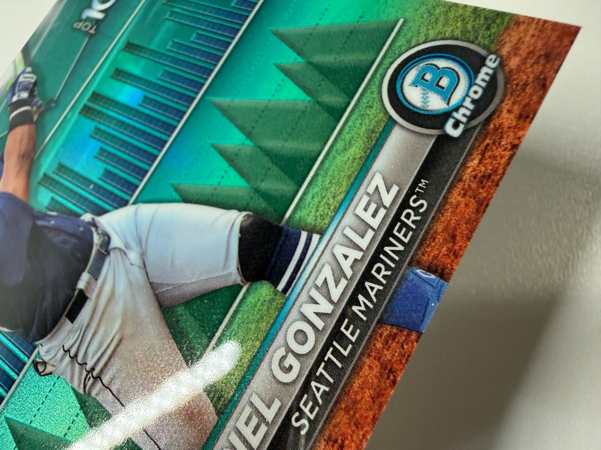 Gabriel Gonzalez 2024 Bowman Scouts Top 100 Aqua Refractor /125 #BTP-48 Mariners