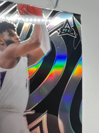 Mike Miles 2022-23 Leaf Optichrome Silver Black Prismatic Auto RC /7 #BA-MM2