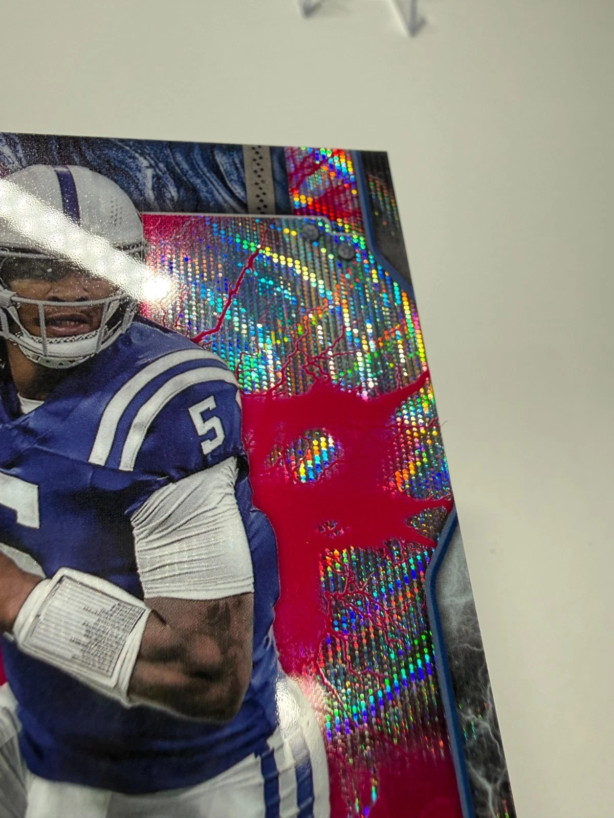 Anthony Richardson 2025 Topps Resurgence Pink Surge Wave Refractor /199 #45