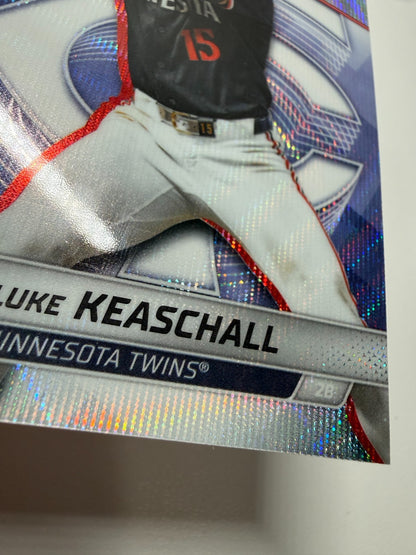 Luke Keaschall 2025 Bowman's Best Wave Refractor RC #70 Twins