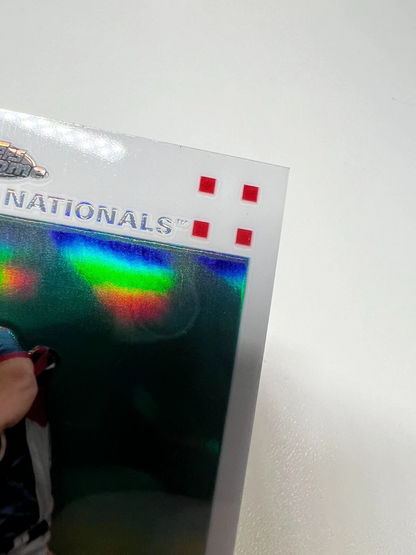 Matt Chico 2007 Topps Chrome White Refractor Auto /200 #338 Nationals