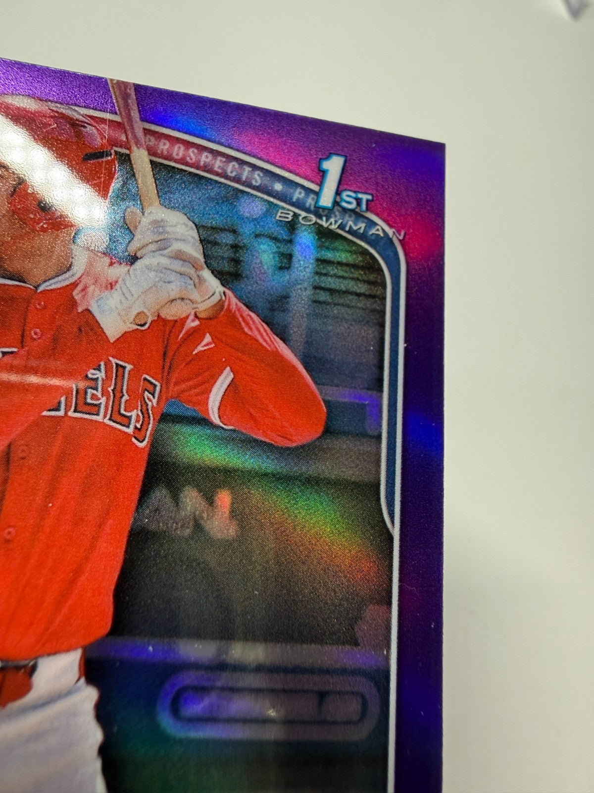 Lucas Ramirez 2025 Bowman Chrome 1st Purple Refractor /250 #BCP-135 Angels