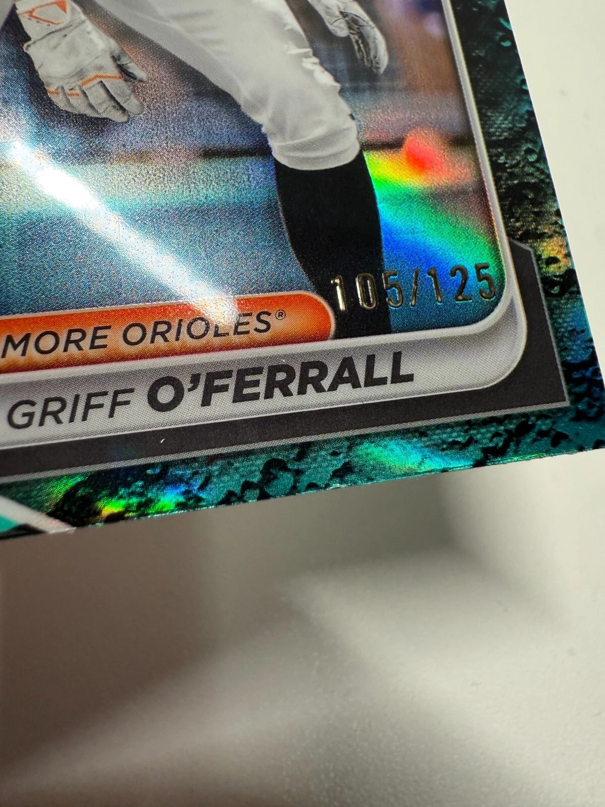 Griff O'Ferrall 2024 Bowman Draft Chrome 1st Aqua Lunar Refractor /125 #BDC-21