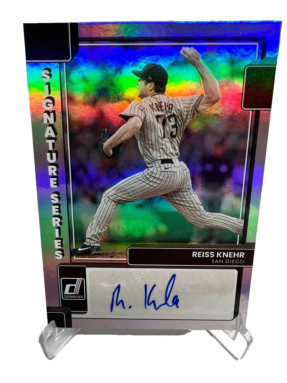Reiss Knehr 2022 Panini Donruss Optic Signature Series Holo Prizm Auto #SIGS-RK