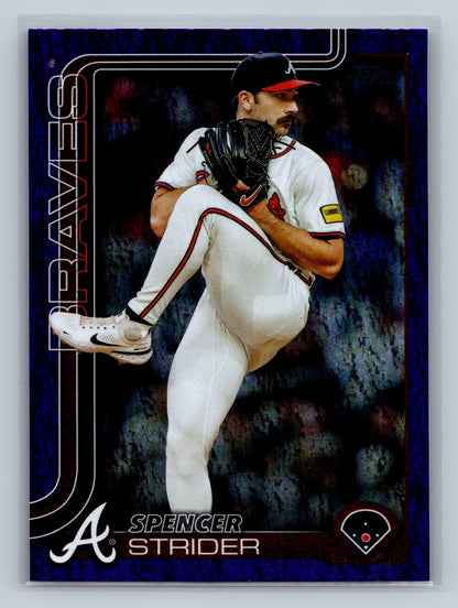 Spencer Strider 2025 Topps Series 2 Purple Holofoil /250 #579 Braves