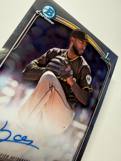 Henry Baez 2025 Bowman Chrome 1st Auto #CPA-HBA Padres