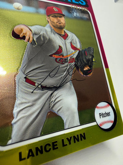 Lance Lynn 2024 Topps Heritage High Number /699 #259 Cardinals