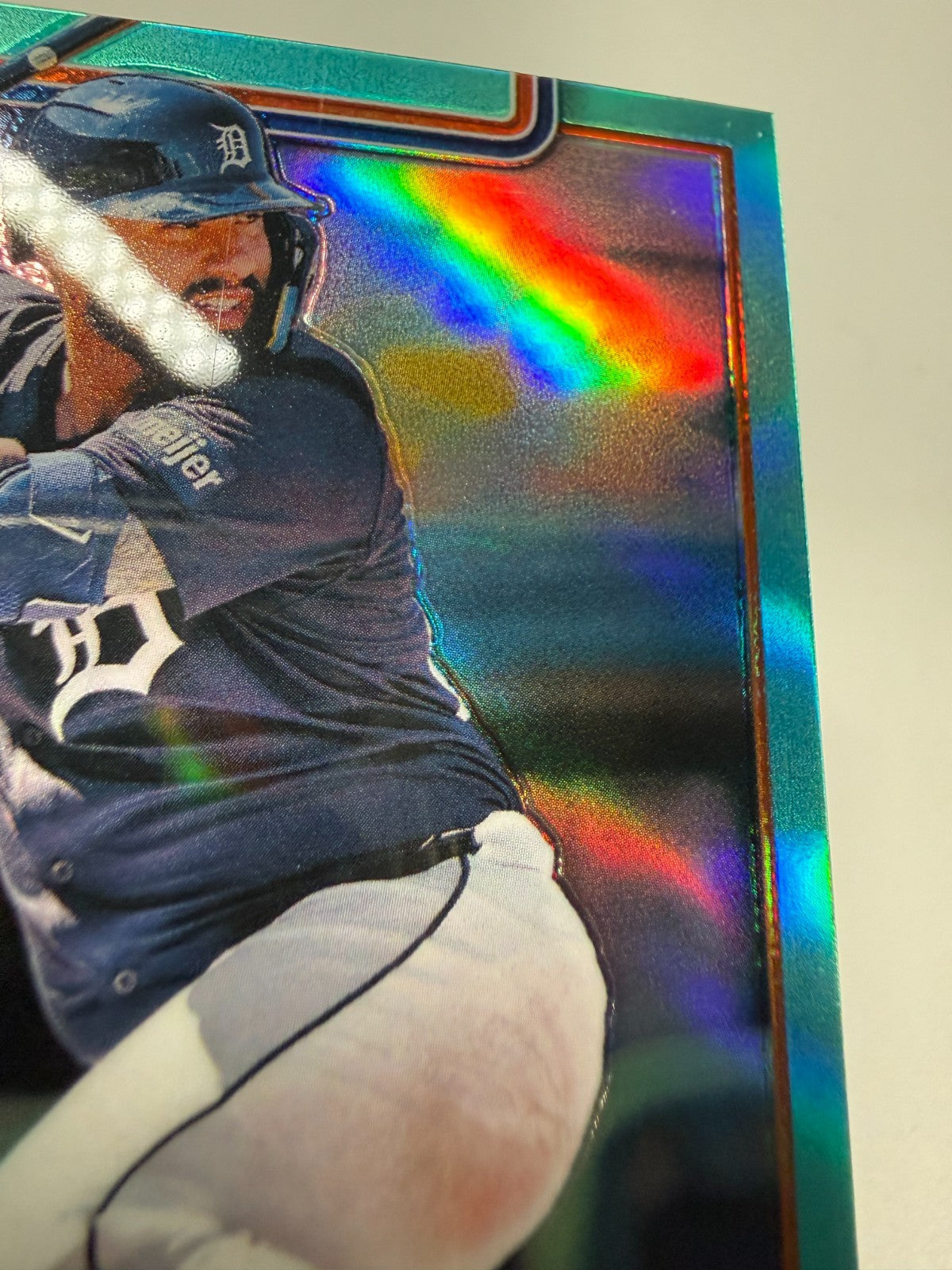 Gleyber Torres 2025 Topps Chrome Aqua Refractor /199 #190 Tigers