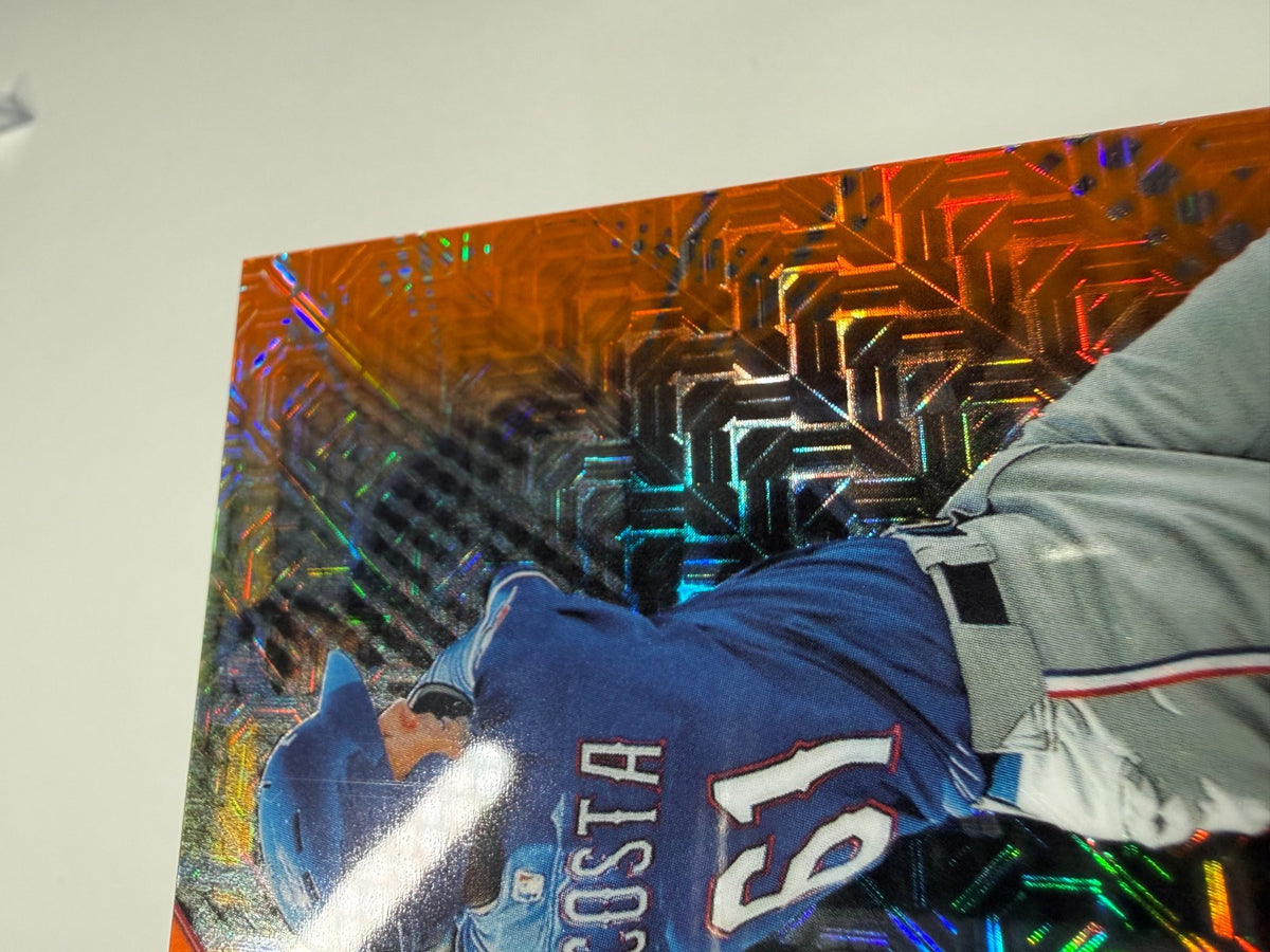 Maximo Acosta 2022 Bowman Chrome Prospect Orange Mojo Refractor /25 #BCP-113