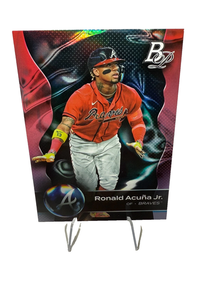 Ronald Acuna Jr. 2023 Bowman Platinum #47 Braves
