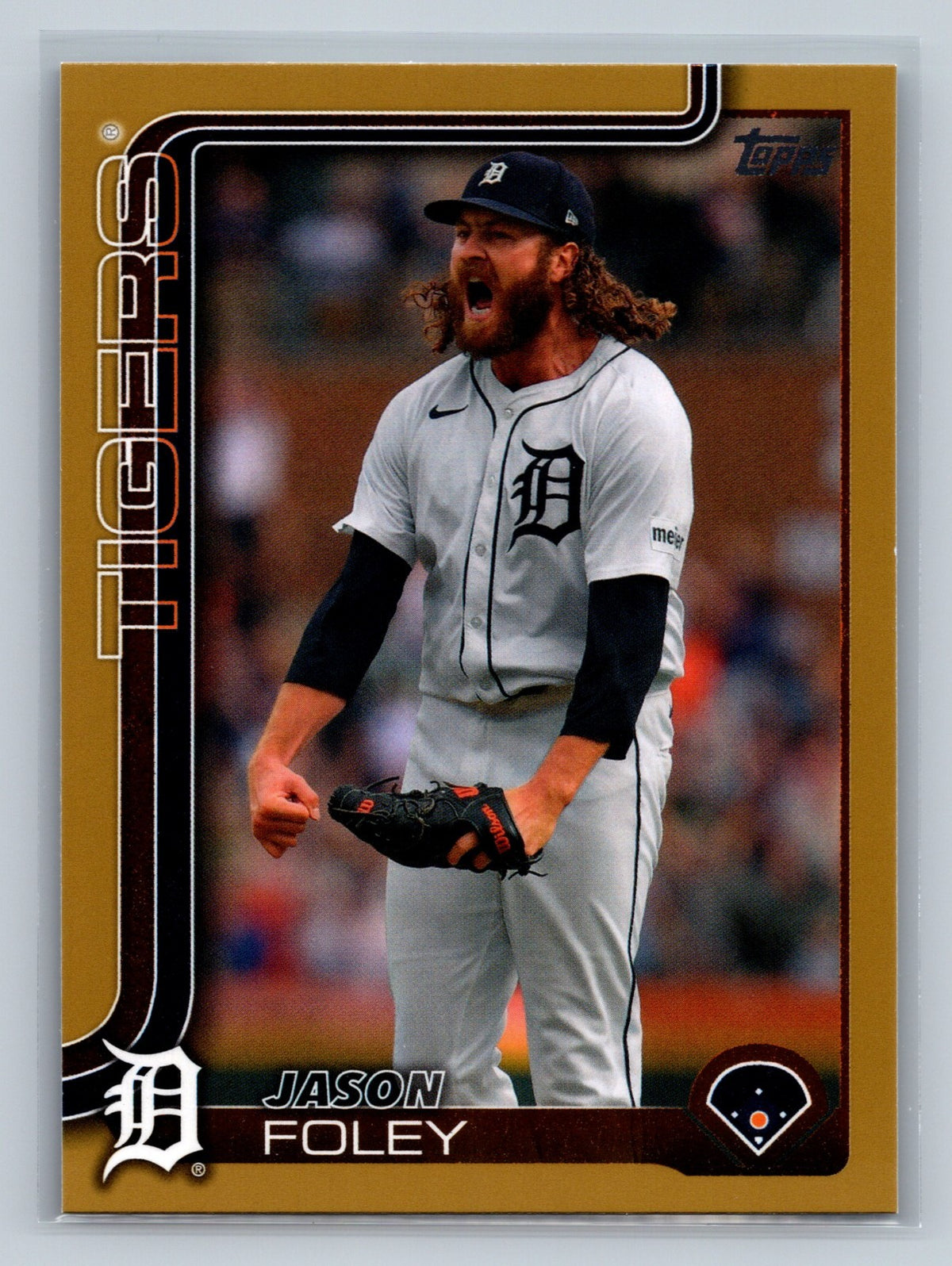 Jason Foley 2025 Topps Series 2 Gold /2025 #410 Tigers