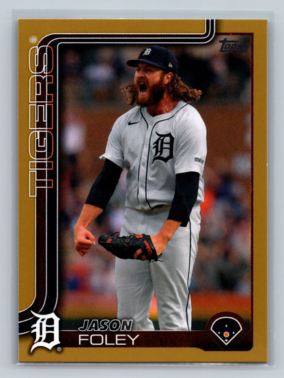Jason Foley 2025 Topps Series 2 Gold /2025 #410 Tigers