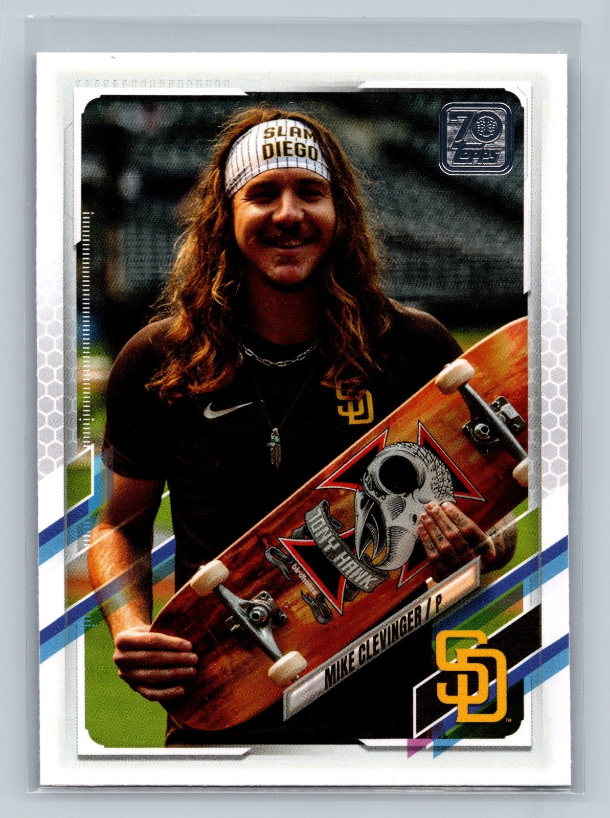 Mike Clevinger 2021 Topps Series 1 SP Image Variation #265 Padres