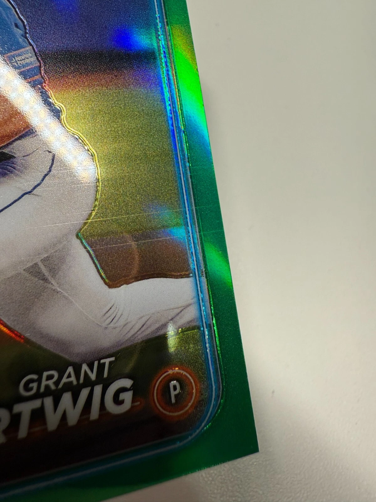 Grant Hartwig 2024 Topps Chrome Green Refractor RC /99 #45 Mets