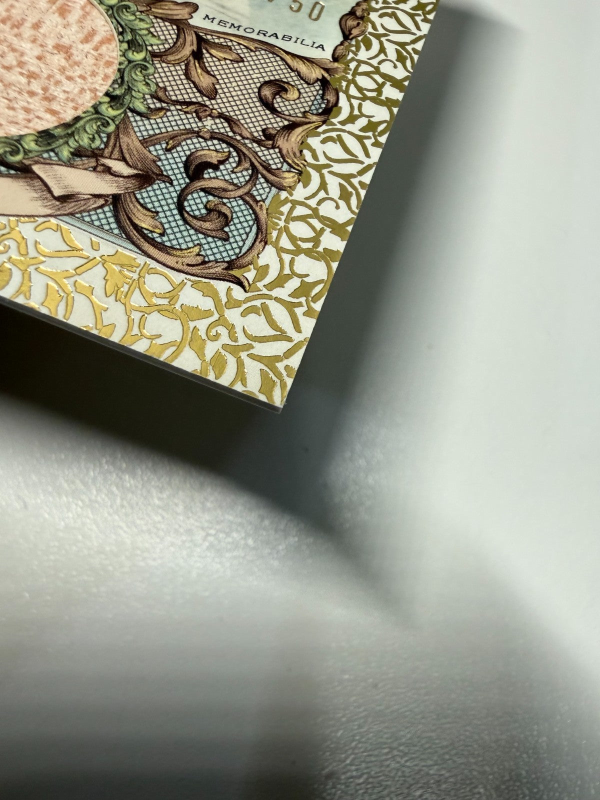 Thomas Saggese 2025 Topps Allen & Ginter Gold Foil Filagree Relic RC /50