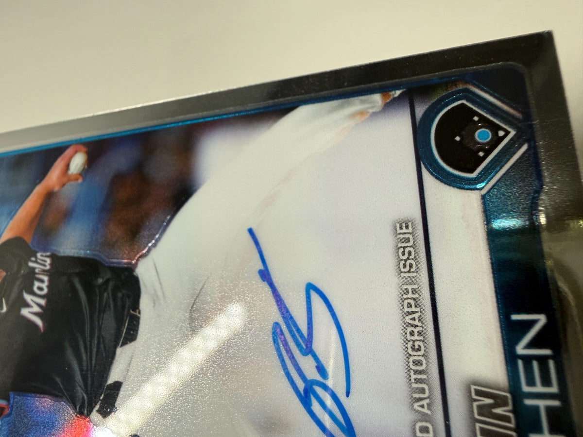 Austin Kitchen 2025 Topps Chrome Auto RC #RA-AKI Marlins