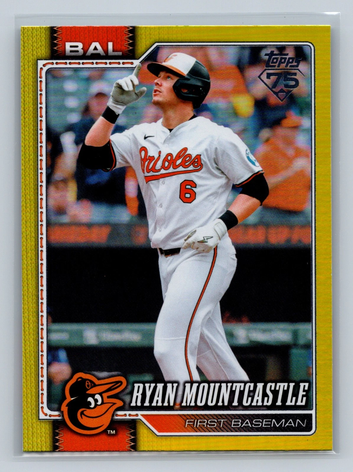 Ryan Mountcastle 2026 Topps Series 2 Yellow Foil /399 #562 Orioles