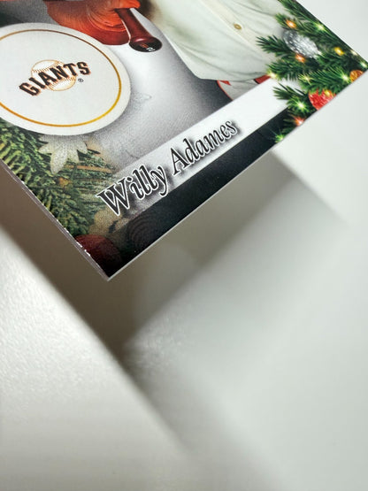 Willy Adames 2025 Topps Holiday Player Relic #PR-WA Giants