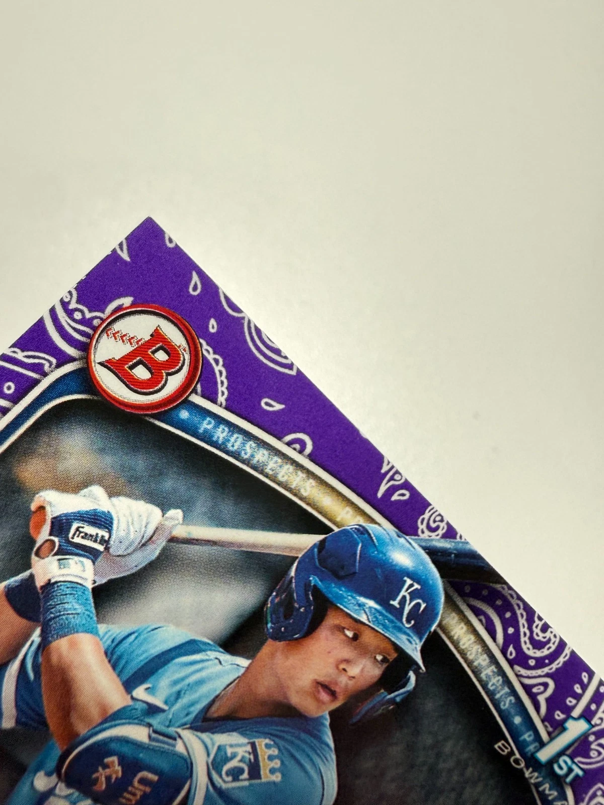 Hyungchan Um 2025 Bowman 1st Paper Purple Pattern /199 #BP-119 Royals