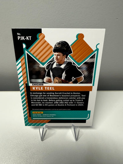 Kyle Teel 2025 Panini Donruss Prospect Jersey Kings #PJK-KT White Sox
