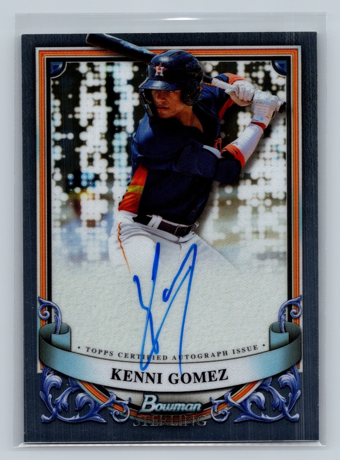 Kenni Gomez 2024 Bowman Sterling Auto #PA-KG Astros