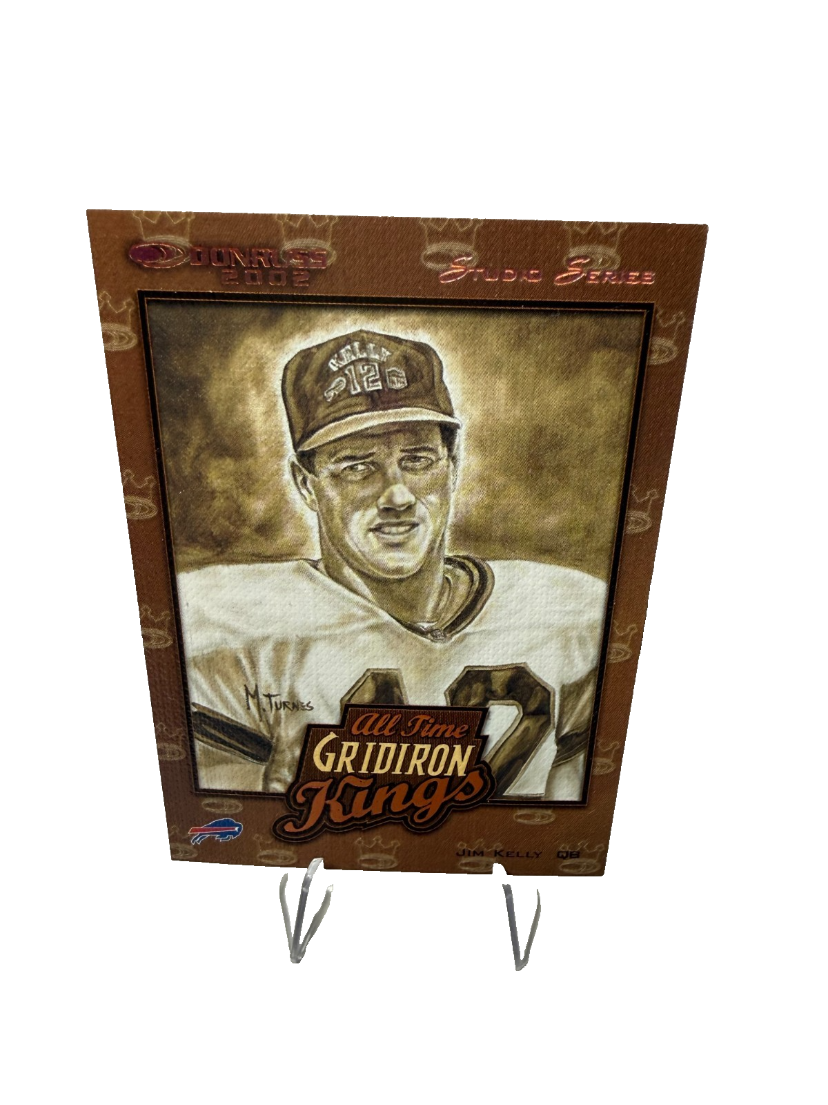 Jim Kelly 2002 Donruss Studio Series All-Time Gridiron Kings /250 #AT-2 Bills