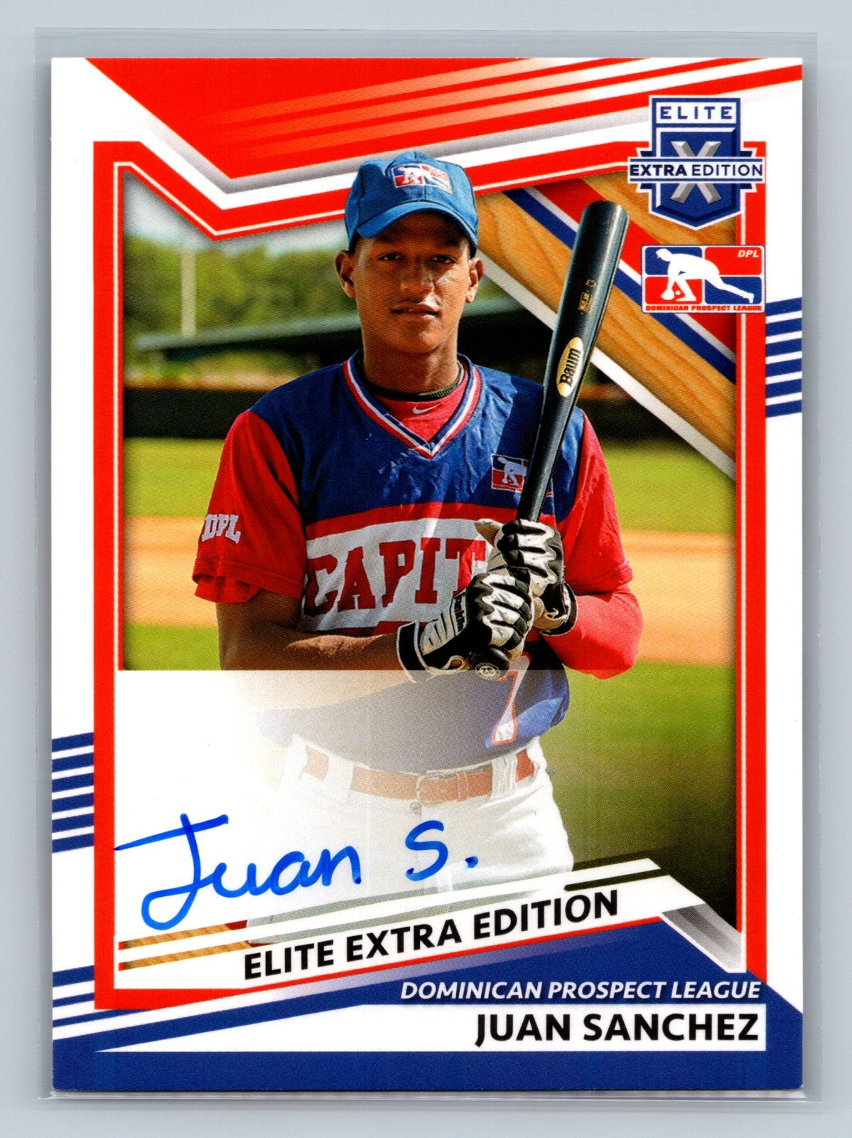 Juan Sanchez 2022 Panini Elite Extra Edition Auto #204 Blue Jays
