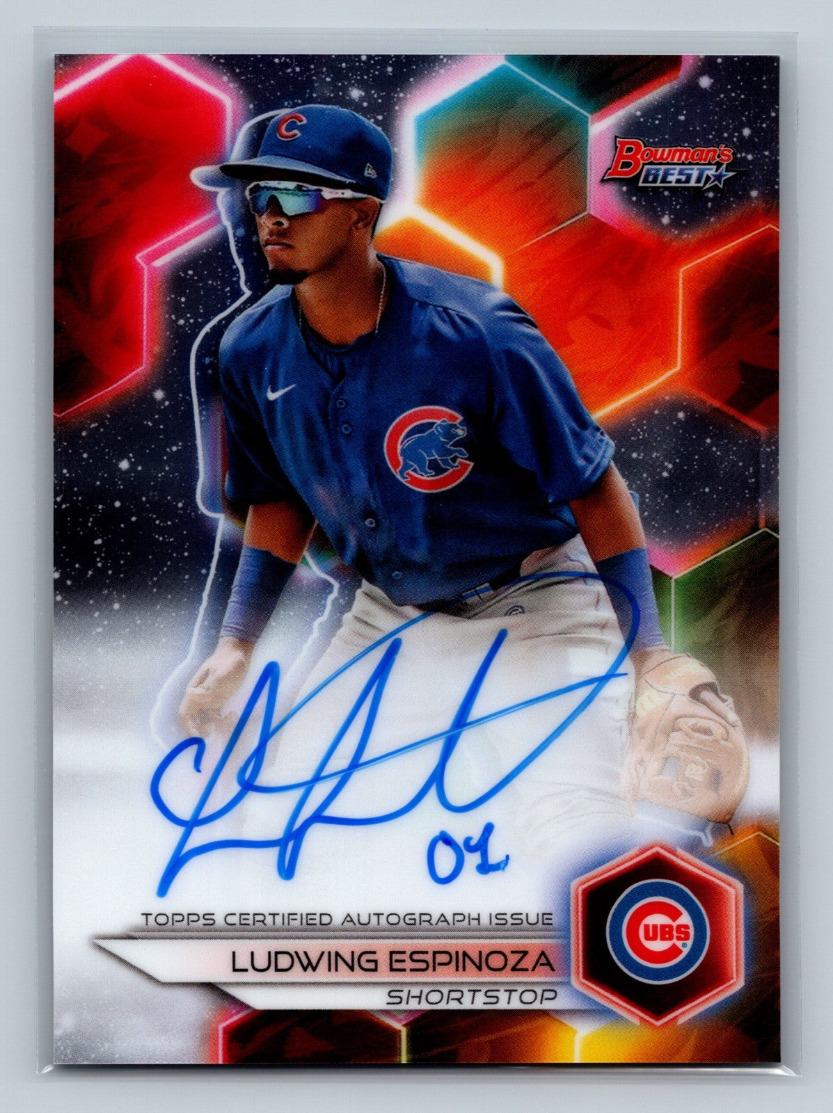 Ludwing Espinoza 2023 Bowman's Best Auto #B23-LE Cubs