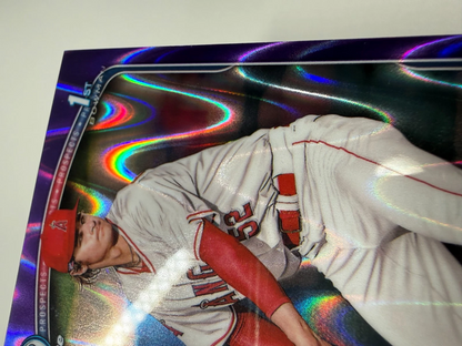 George Klassen 2025 Bowman Chrome 1st Purple RayWave Refractor /250 #BCP-63