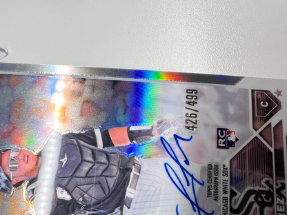 Carlos Perez 2023 Topps Chrome Refractor Auto RC /499 #RA-CP White Sox