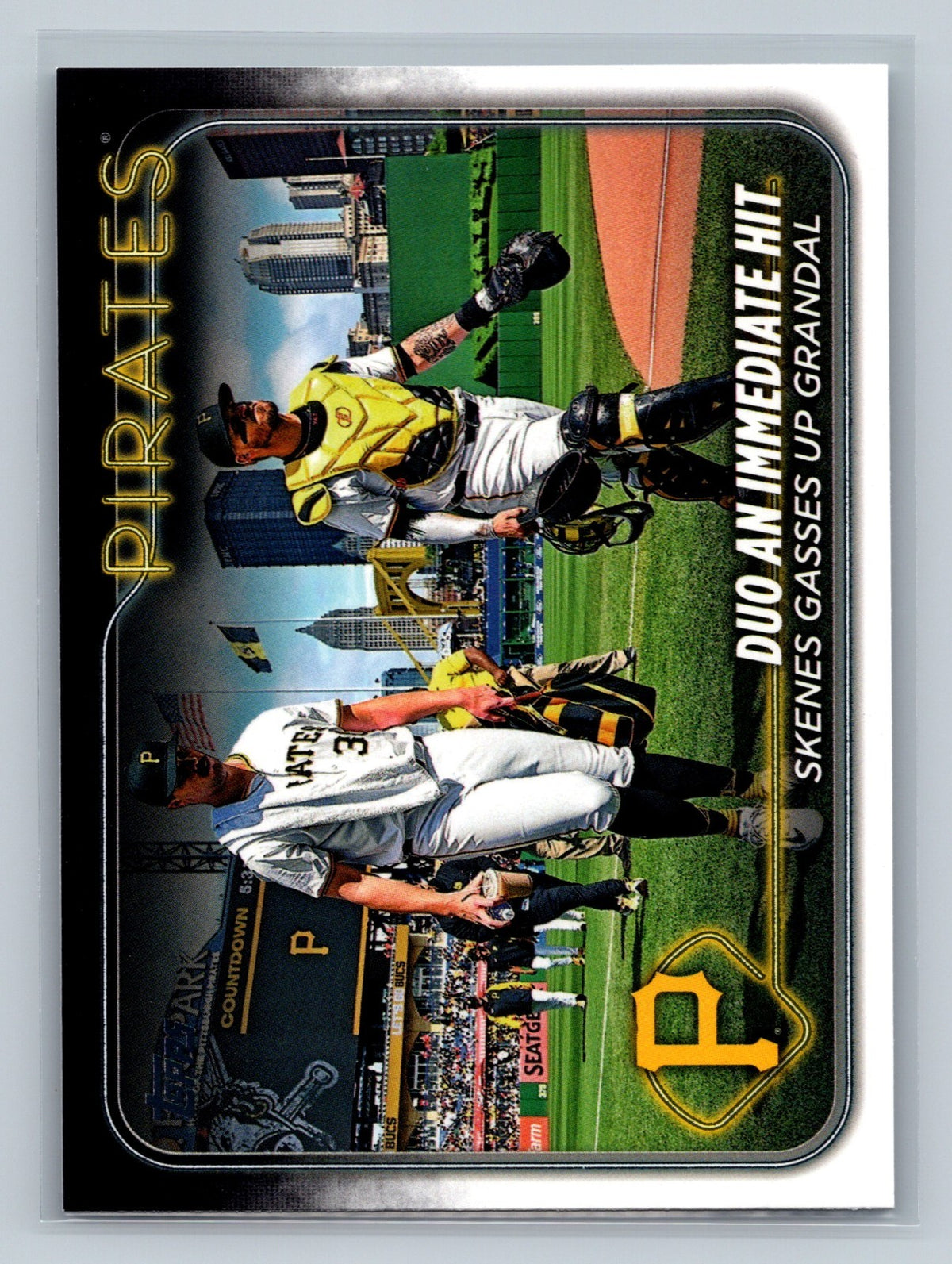 Paul Skenes Yasmani Grandal 2024 Topps Update Series Veteran Combos #US160