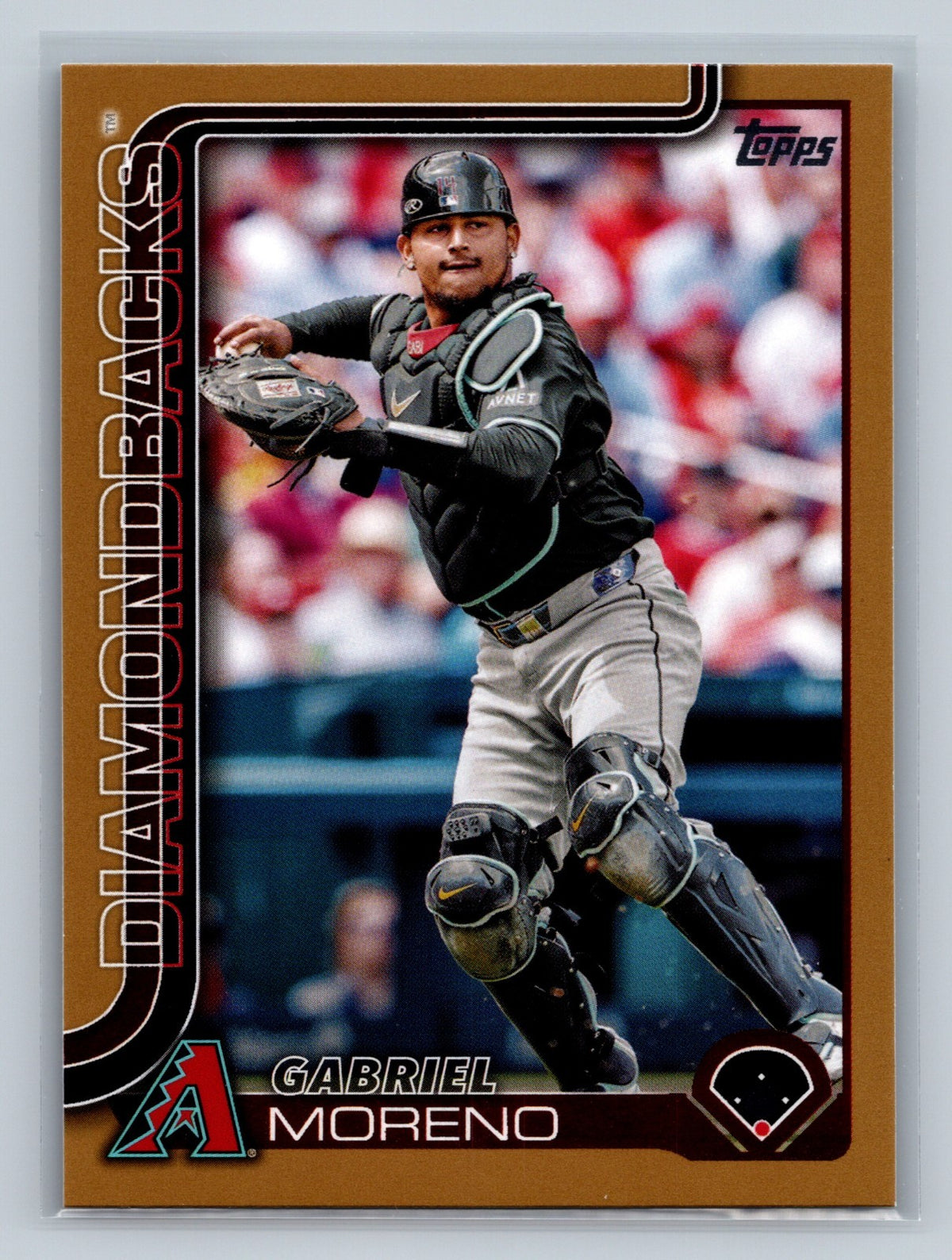 Gabriel Moreno 2025 Topps Series 1 Gold /2025 #235 Diamondbacks