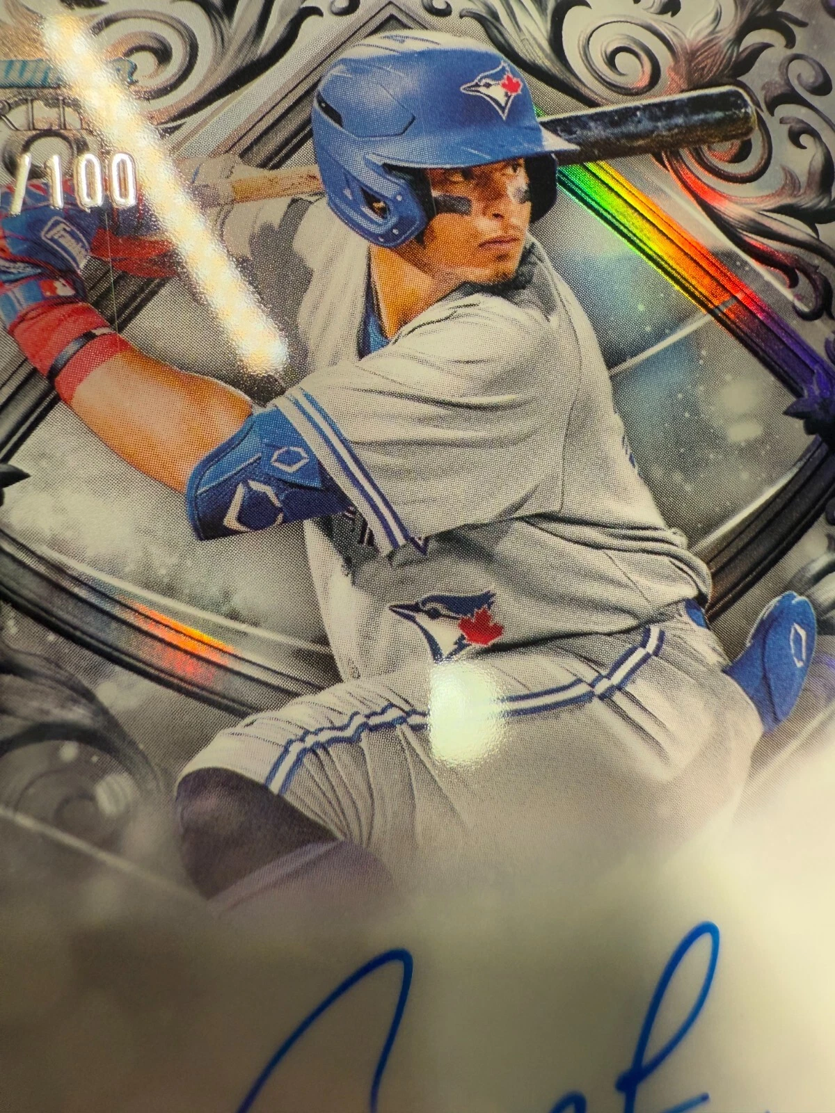 Gabriel Martinez 2023 Bowman Sterling Prospect Silver Refractor Auto /100 #PA-GM