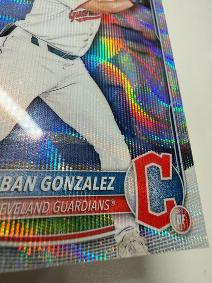 Esteban Gonzalez 2025 Bowman Chrome 1st Wave Refractor /350 #BCP-70 Guardians