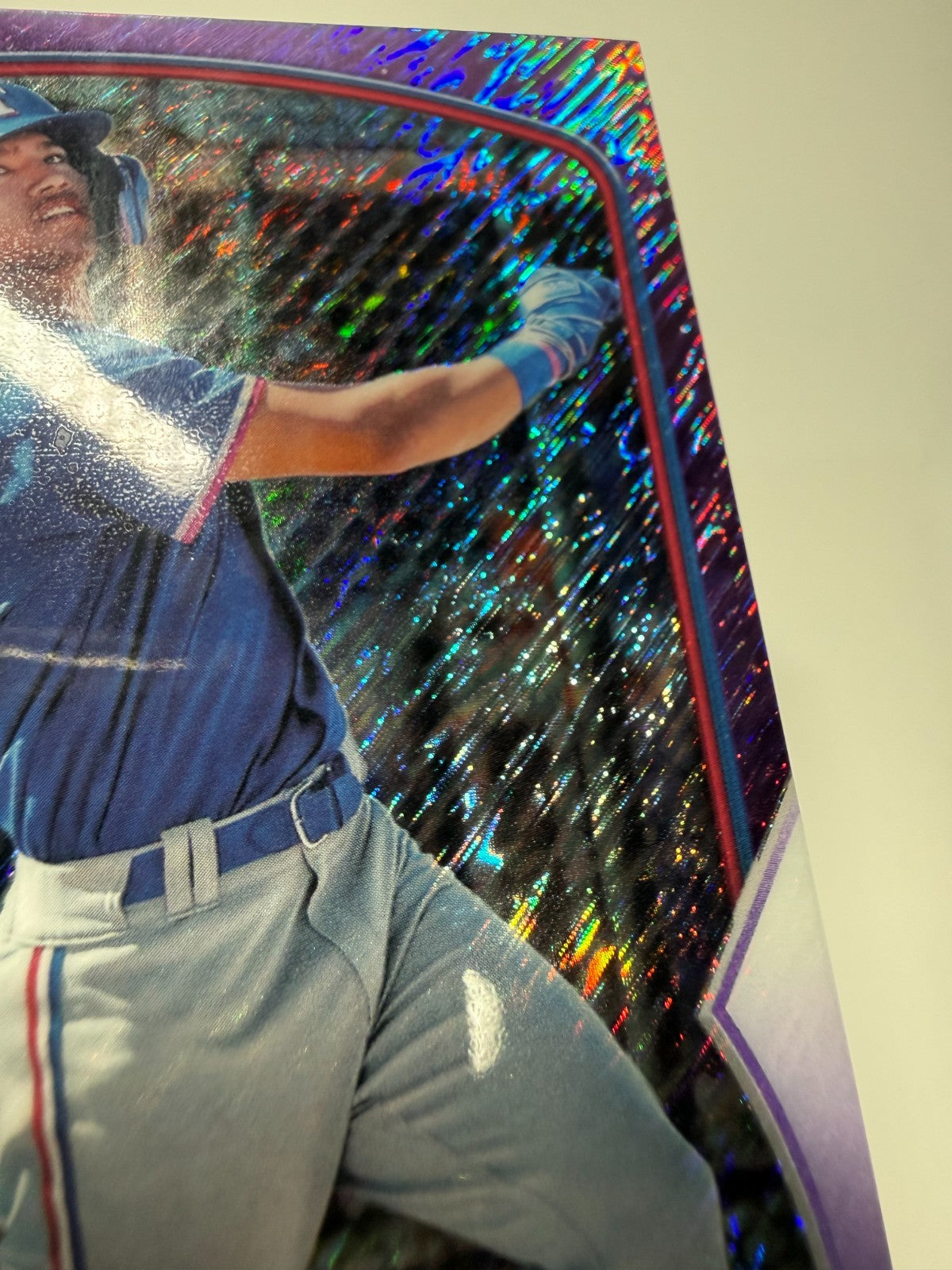 Anthony Gutierrez 2023 Bowman Chrome Prospect Purple Shimmer Refractor /250