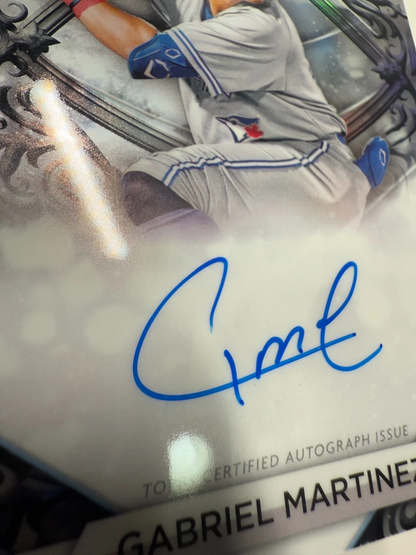 Gabriel Martinez 2023 Bowman Sterling Prospect Silver Refractor Auto /100 #PA-GM