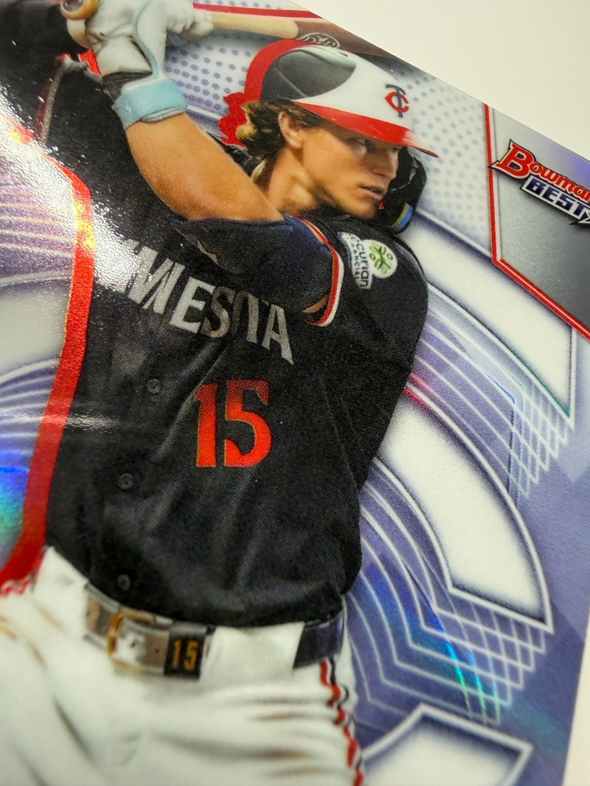 Luke Keaschall 2025 Bowman's Best Refractor RC #70 Twins