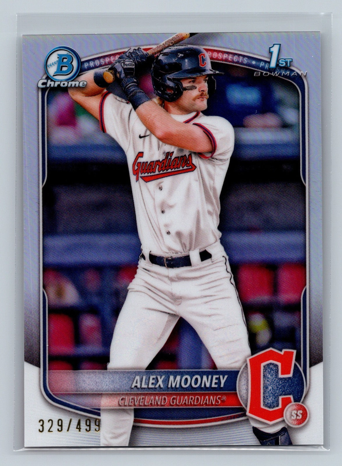 Alex Mooney 2025 Bowman Chrome 1st Refractor /499 #BCP-149 Guardians