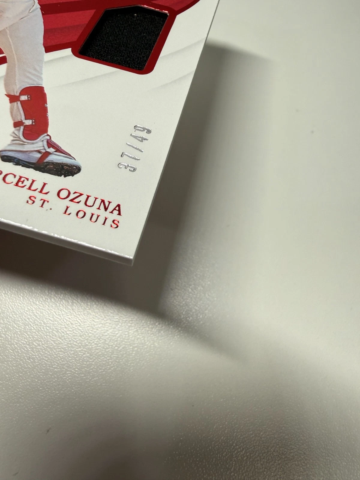 Marcell Ozuna 2019 Immaculate Collection Red Patch /49 #125 Cardinals