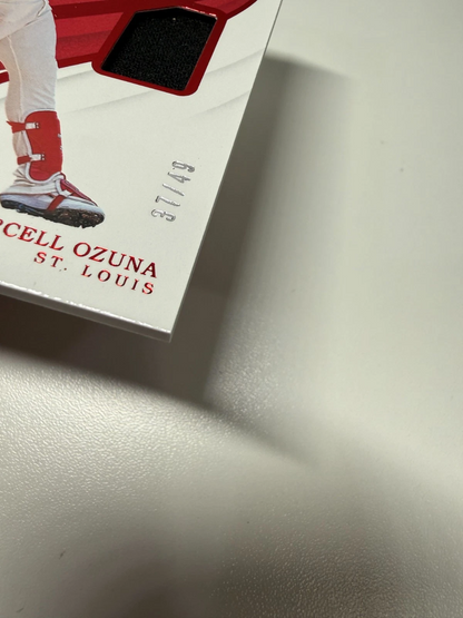 Marcell Ozuna 2019 Immaculate Collection Red Patch /49 #125 Cardinals