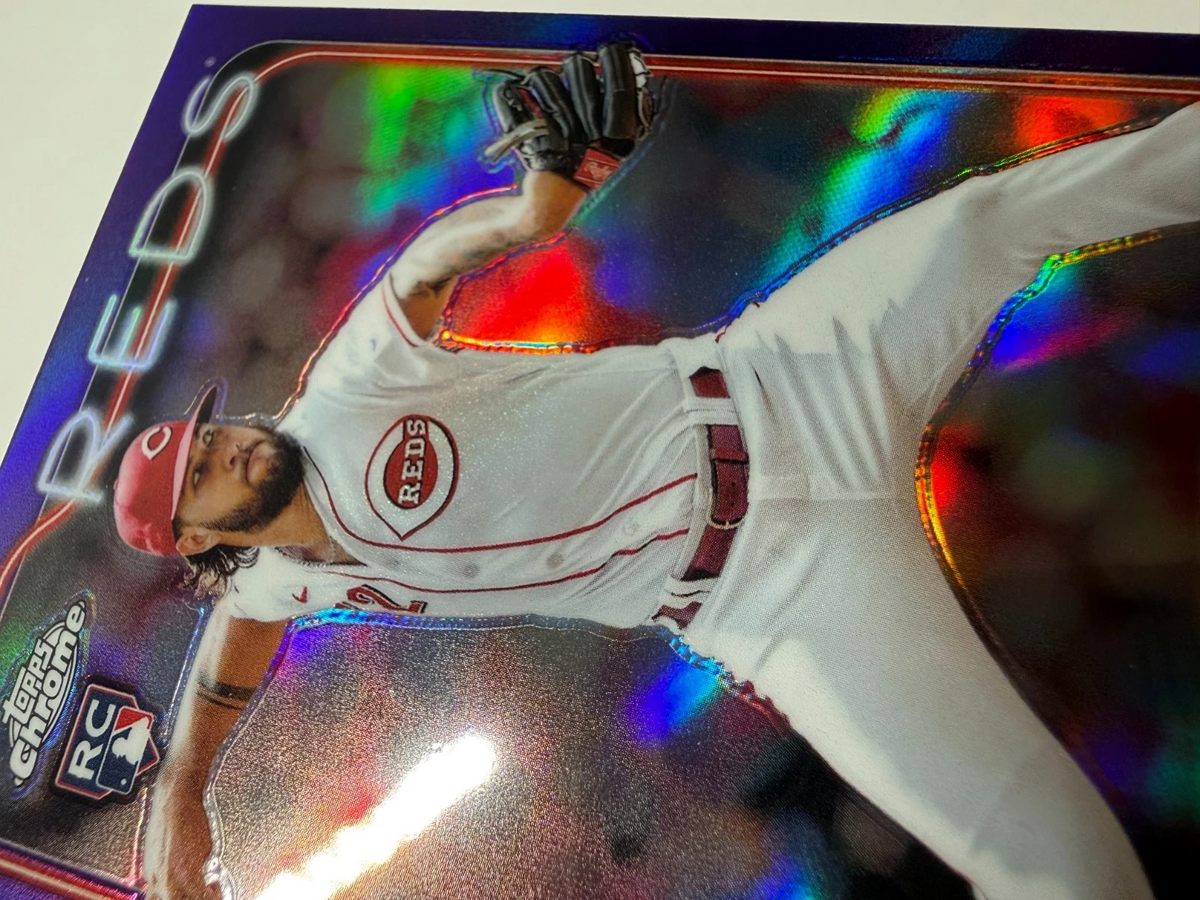 Lyon Richardson 2024 Topps Chrome Purple Refractor RC /250 #230 Reds