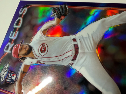 Lyon Richardson 2024 Topps Chrome Purple Refractor RC /250 #230 Reds