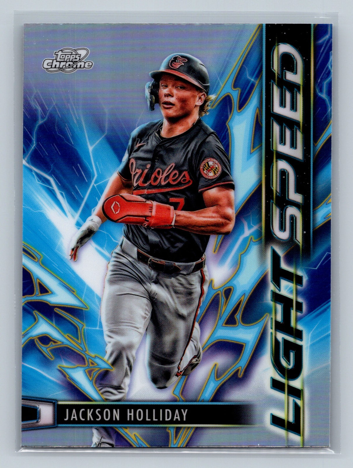 Jackson Holliday 2025 Topps Chrome Cosmic Light Speed #LS-11 Orioles
