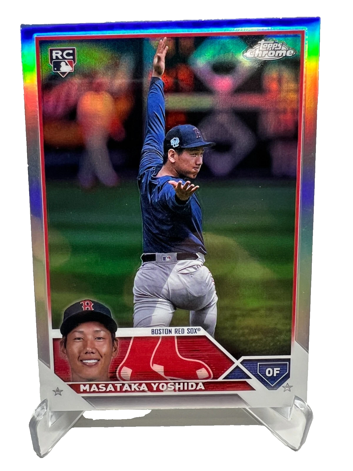 Masataka Yoshida 2023 Topps Chrome Update Refractor Variation RC #USC174 Red Sox