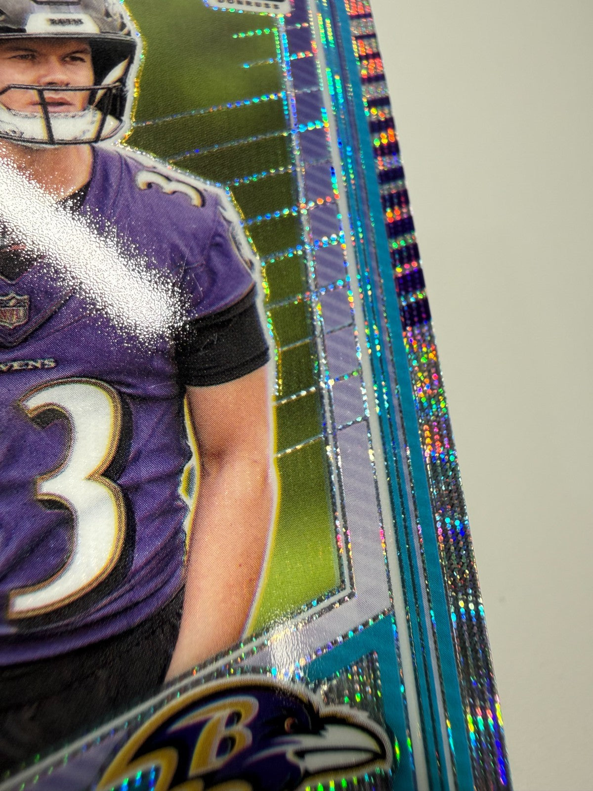 Tyler Loop 2025 Panini Donruss Optic Wave Prizm RC /300 #227 Ravens